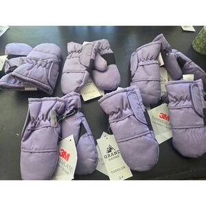 Toddler Mittens 3M Thinsulate Purple Winter Gloves Size 2-4T SINGLE PAIR